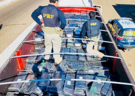 PRF apreende 3,3 toneladas de maconha