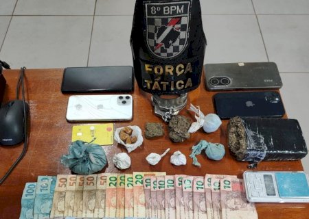 Ivinhema - PM prende autores por tráfico de drogas