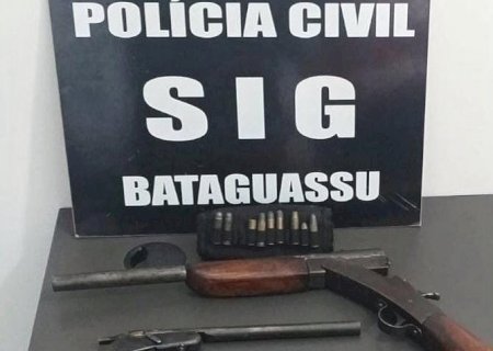 Polícia Civil prende homem por posse ilegal de arma de fogo em cumprimento de busca domiciliar