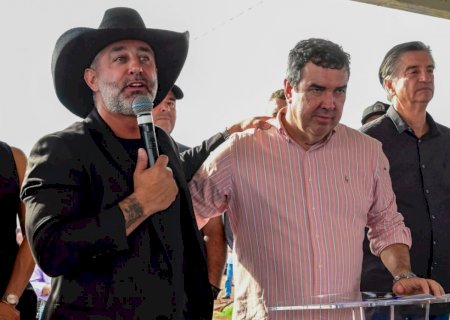 Governador Eduardo Riedel vistoriou e assinou ordens de serviços em Ivinhema