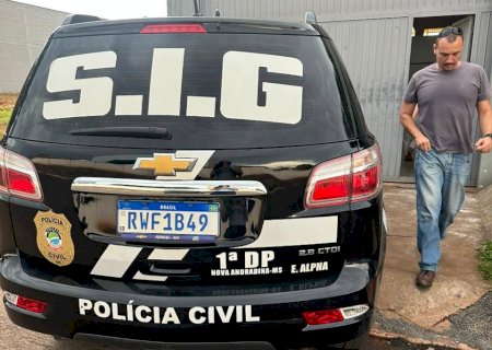 Policiais civis cumprem mandado de prisão por descumprimento de medida protetiva em Nova Andradina