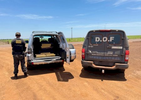 DOF apreende mais de 70 quilos de drogas que seriam entregues em Campo Grande