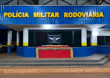 PMR apreende 867 quilos de maconha após acampamento tático na MS-164