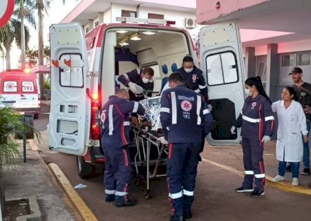 Adolescente sofre amputação de perna após acidente em área rural