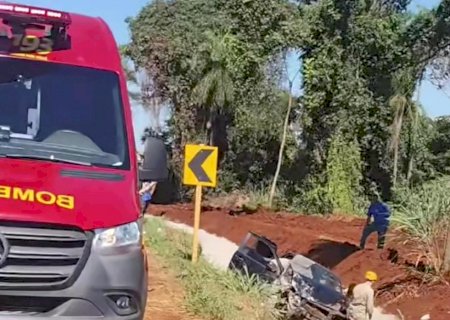 Moradora de Ivinhema morre em acidente entre Indápolis e Lagoa Bonita na MS-276