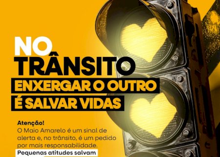 Demtrivi faz alerta para trânsito mais consciente neste Maio Amarelo