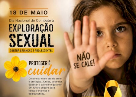 Campanha do Maio Laranja será tema de ações educativas ao longo dessa semana nas escolas de Ivinhema