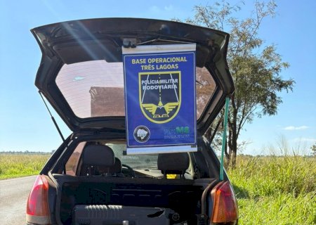 PMR apreende mais de 35 quilos de drogas durante fiscalização na MS -395