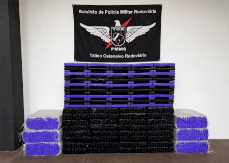 PMR apreendeu mais de 540 quilos de drogas e causa prejuízo superior a mais de um milhão de reais ao crime organizado