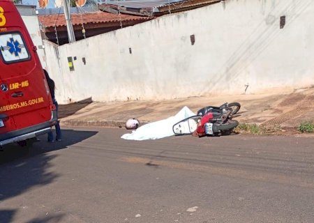 Ivinhema: Acidente entre caminhão e motocicleta deixa uma vítima em óbito